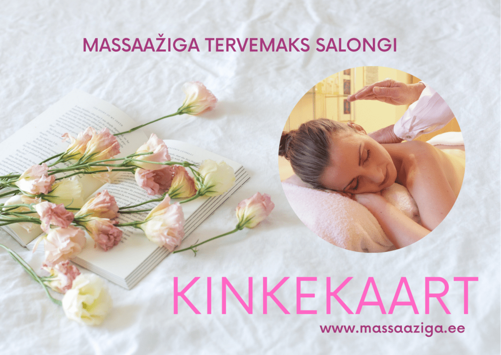 masssaažiga tervemaks salongi kinkekaart